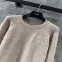 Celine triomphe crew neck sweater in wool and cashmere