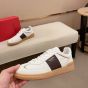Valentino UPVILLAGE LOW TOP SNEAKER IN SPLIT LEATHER AND CALFSKIN NAPPA LEATHER