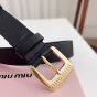 MIU MIU Nappa leather belt