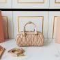 MIU MIU Arcadie matelassé nappa leather bag