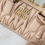 MIU MIU Arcadie matelassé nappa leather bag