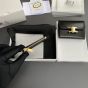 Celine COMPACT WALLET WITH COIN TRIOMPHE IN SHINY CALFSKIN