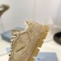 Prada Trail faded suede sneakers
