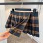 Prada Checked wool twill miniskirt