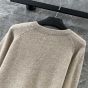 Celine triomphe crew neck sweater in wool and cashmere