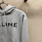 CELINE LOOSE HOODIE IN COTTON FLEECE