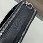 LOEWE Mini crossbody camera bag in soft grained calfskin