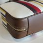 MIU MIU Beau canvas and leather bag