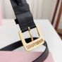 MIU MIU Nappa leather belt