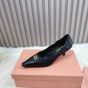 MIU MIU Nappa leather pumps
