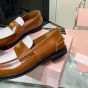 MIU MIU Leather penny loafers