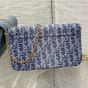 Dior Medium Saddle Pouch with Chain