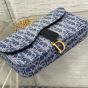 Dior Medium Saddle Pouch with Chain
