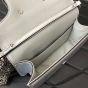 SMALL VALENTINO GARAVANI LOCÒ METALLIC CALFSKIN SHOULDER BAG