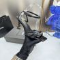 YSL OPYUM sandals in glazed leather