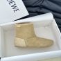 LOEWE Lago boot in suede and shearling