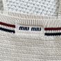 MIU MIU Cotton knit top