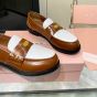 MIU MIU Leather penny loafers