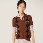 MIU MIU Cashmere knit polo shirt