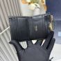 Prada Small Saffiano and smooth leather wallet