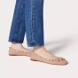 Valentino ROCKSTUD PATENT LEATHER BALLERINA
