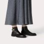 Valentino VLOGO LOCKER CALFSKIN ANKLE BOOT