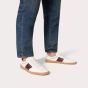 Valentino UPVILLAGE LOW TOP SNEAKER IN SPLIT LEATHER AND CALFSKIN NAPPA LEATHER