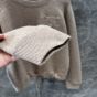 Celine triomphe crew neck sweater in wool and cashmere
