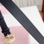 MIU MIU Nappa leather belt
