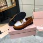 MIU MIU Leather penny loafers
