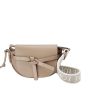 LOEWE Mini Gate Dual bag in soft calfskin and jacquard