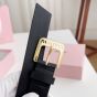 MIU MIU Nappa leather belt