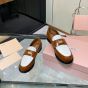 MIU MIU Leather penny loafers