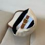 Miu Miu Canvas and leather baseball cap