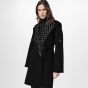 LV Hooded Wrap Coat