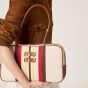 MIU MIU Beau canvas and leather bag