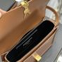 YSL SOLFERINO MEDIUM SATCHEL IN VEGETABLE-TANNED LEATHER