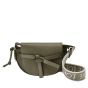 LOEWE Mini Gate Dual bag in soft calfskin and jacquard