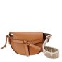LOEWE Mini Gate Dual bag in soft calfskin and jacquard