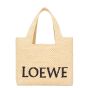 LOEWE Small LOEWE Font tote in raffia