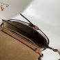 LOEWE Mini Gate Dual bag in soft calfskin and jacquard