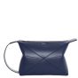 LOEWE Puzzle Fold wash bag in shiny calfskin