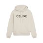 celine loose hoodie in COTTON FLEECE