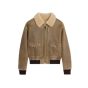 Celine aviator blouson jacket in vintage shearling