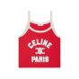 celine paris tank top in cotton jersey