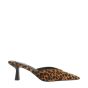 YSL BARBARA mules in leopard grosgrain