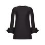 Valentino EMBROIDERED CREPE COUTURE SHORT DRESS