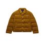 Prada Cropped corduroy down jacket