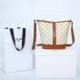 Celine SMALL BUCKET IN TRIOMPHE CANVAS AND CALFSKIN
