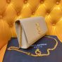 YSL KATE MEDIUM IN GRAIN DE POUDRE EMBOSSED LEATHER